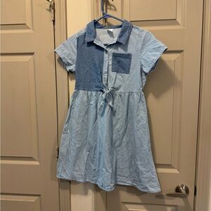 Multi Denim Dress Girls